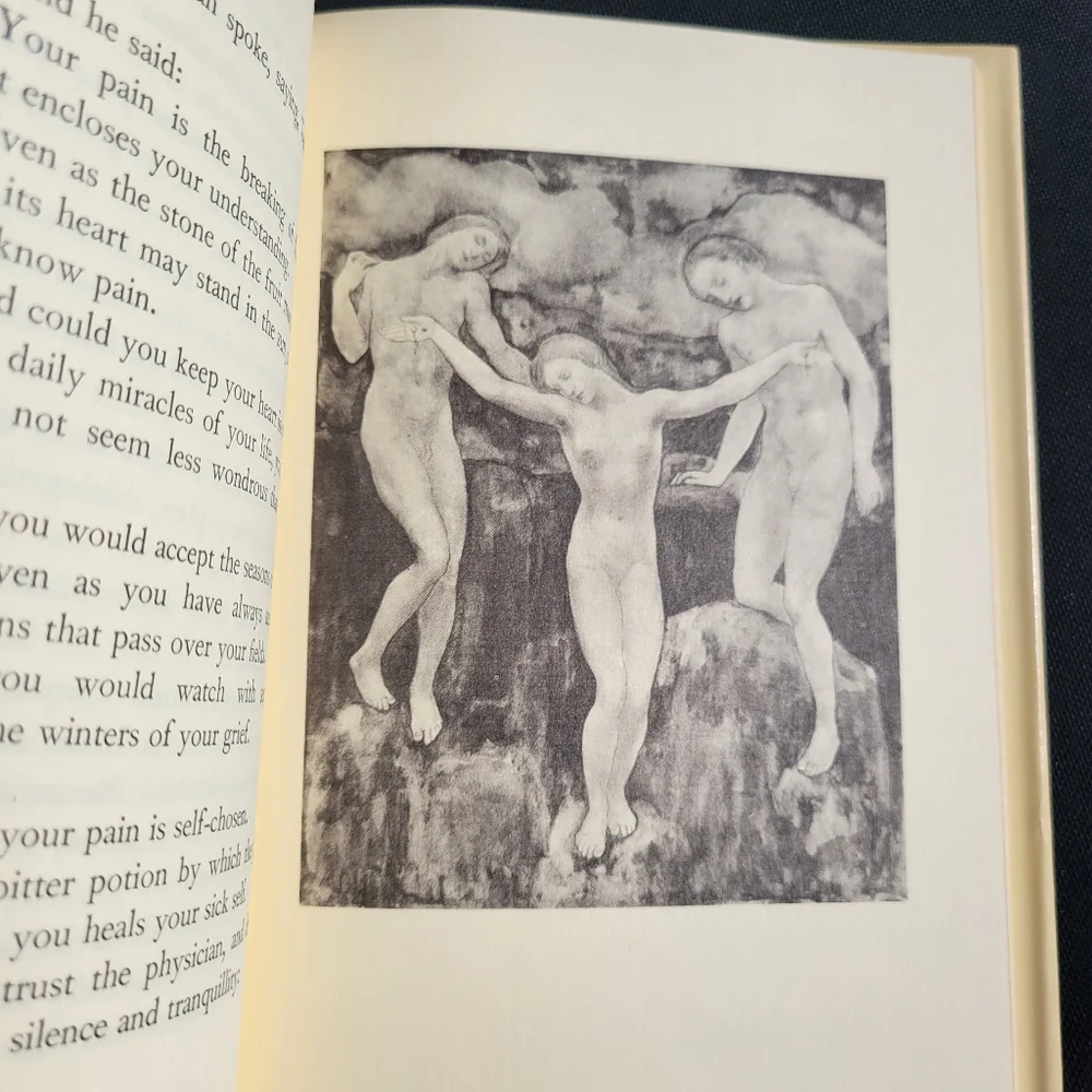 The Prophet by Kahlil Gibran Hardcover Book 1982 Edition ~ GUC